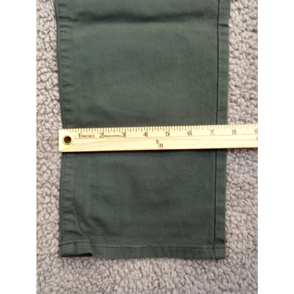 NWT Flint and Tinder Chinos Men's Size 34x32 Green 5 Pocket Tapered Fit (0980)